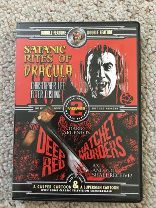 The Satanic Rites Of Dracula,  Horror Express Dvd Double Feature Rare Horror