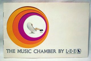 Incredible Mid - Century Modern Brochure - The Music Chamber By Lee - Stereo Chair