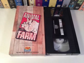 Animal Farm Rare Tv Movie Family Drama Vhs 1999 Oop Htf Henson Live Action Tnt
