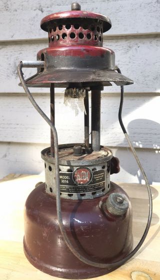 Vintage Agm 3016 Single Mantle Lantern No Globe