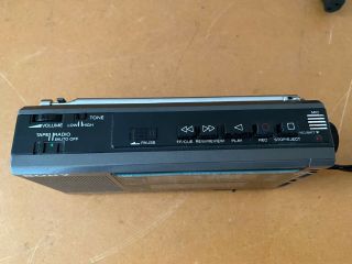 Sony WA - 6000 Vintage 7 Band Short Wave World Radio/Cassette Player 80 ' s Rare 2