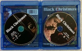 BLACK CHRISTMAS COLLECTORS EDITION BLU RAY,  RARE OOP SLIPCOVER SHOUT FACTORY 3
