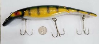 9 3/4 " Drifter Tackle The Believer Fishing Vintage Muskie Musky Lure Perch