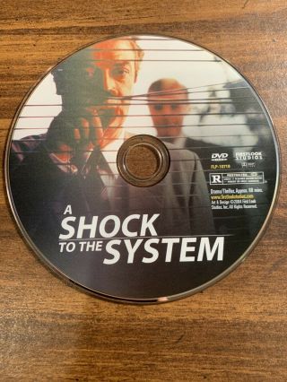 Oop Jan Egleson A Shock To The System Michael Caine Jenny Wright Rare Disc Only