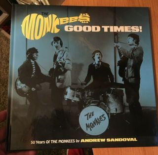 Rare Monkees Hard Cover Tour Book Good Times Plus Vip Lanyard Dolenz Tork