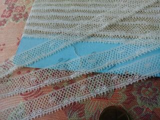 . 5 " Fine French Antique Lace Val Trim Almost 3 Yards Dolls