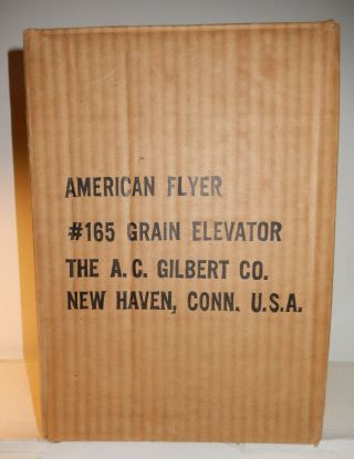 American Flyer Rare 165 Golden Grain Elevator Box Only 1953