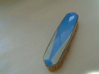 Stunning Art Deco Silver & Blue Enamel Brush W.  G.  S Ltd Stylish Brush Wow Look
