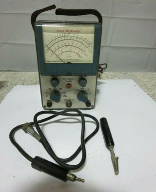 Vintage Rca Senior Voltohmyst Multimeter Wv - 97a W/probes / Repair