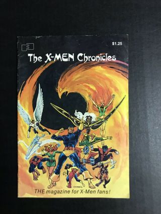 The X - Men Chronicles 1 (1981) Fantaco Comics Rare Cover Signed