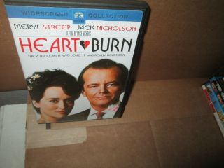 Heartburn Rare Comedy Dvd Jack Nicholson Meryl Streep