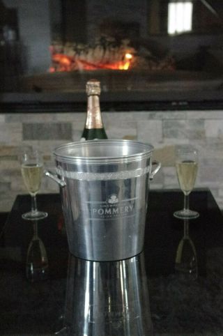 Rare Aluminum Champagne Pommery Wine/champagne Ice Bucket Cooler