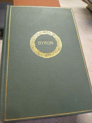Byron’s Complete Poetical Cambridge Edition (1905).  Antique,  Vintage