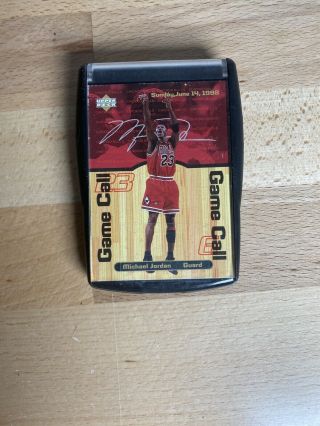 Rare 1999 Upper Deck Michael Jordan Game Call Sound Cards Plus Audio Player 6