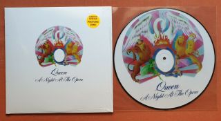 Queen - A Night At The Opera Rare Picture Disc W/cover Limited