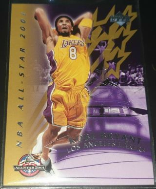 Kobe Bryant 2001 Upper Deck All Star Fan Fest Insert Promo Rare -
