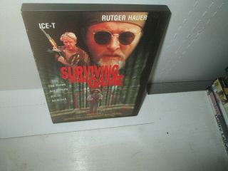 Surviving The Game Rare Dvd Hunting Human Prey Ice - T Rutger Hauer 1994
