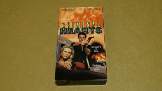 Criminal Hearts (screener Vhs,  1996) Kevin Dillon,  Amy Locane Rare & Not On Dvd