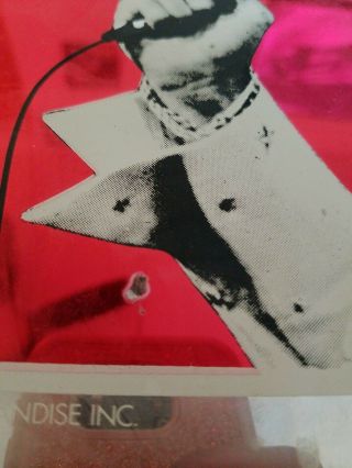 RARE ELVIS PRESLEY 15×10 Red Foil Poster Flashback Inc.  Road Show Merchandise 3