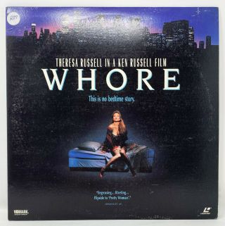Rare Whore Laserdisc Ld Ken Theresa Russell Ldcvm5347 Vidmark