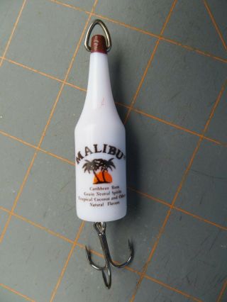 Custom Malibu Rum Bottle Fishing Lure - 2 1/4 Inch