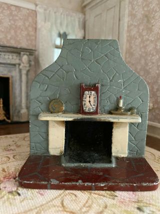 Antique Miniature Dollhouse German 1940 