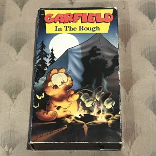 Garfield In The Rough Vhs Very Rare Cartoon Hilarious Family Fun