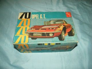 Vintage Amt 1970 Buick Opel Gt.  Competition Coupe Annual Release Model Car Kit