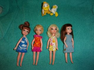 (4) Vintage Uneeda Tiny Teens Dolls