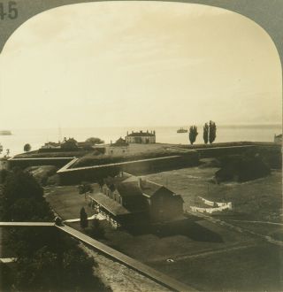 Keystone Stereoview Fort Niagara,  York From Rare 1930 
