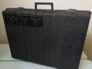 Atari 2600 Hard Shell Portable Carry Plastic Case Storage (made In Usa) Rare