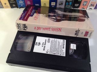 A Dry White Season Rare Drama Thriller VHS 1989 OOP Marlon Brando South Africa 3