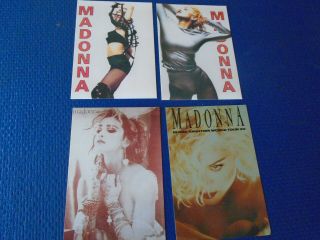 Madonna 4 Rare Vintage Postcards From The 1990 