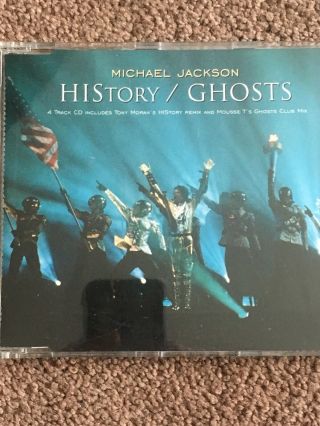 Rare Michael Jackson History / Ghosts 4 Track Cd