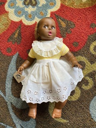 1979 African American Gerber Baby Doll Side Moving Eyes 17 " Atlanta Novelty