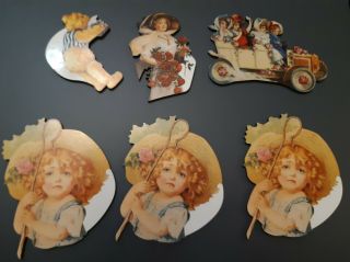 Vintage Inspired Wood Laser Cut Outs For Crafting Art Scrapbook Shepardess Bear