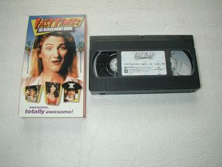 Fast Times At Ridgemont High Sean Penn 1982 Cult Comedy Vhs Rare Htf Oop