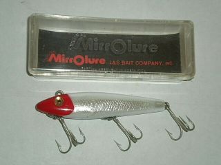 Vintage L&s 52m11 Mirrolure Fishing Lure W/ Box
