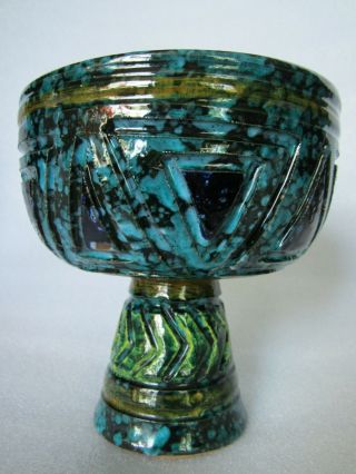 Rare Vintage Rosenthal Netter Bitossi Aldo Londi Rimini Art Pottery Vase Italy
