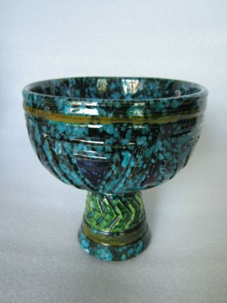 Rare Vintage Rosenthal Netter Bitossi Aldo Londi Rimini Art Pottery Vase Italy 3