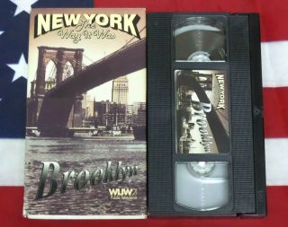 York The Way It Was Brooklyn Vhs Dodgers History Pbs Wliw21 Rare Documentary