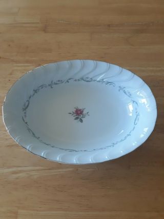 Vintage Royal Swirl Fine China Of Japan Oval Oblong Serving Bowl 10 In X 7.  5 In