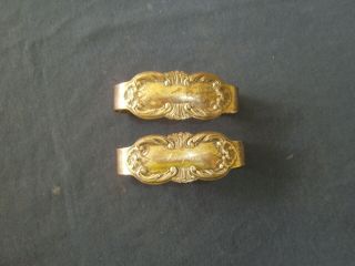 2 Vintage/antique Wild Rose Napkin Rings International Sterling Silver 56 Grams