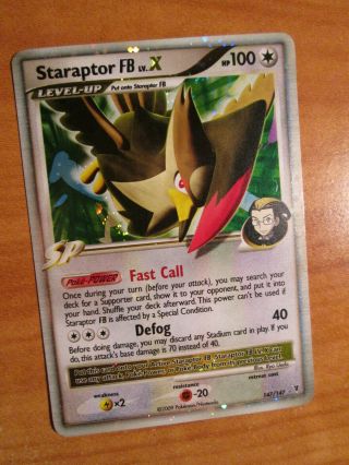 Lp Pokemon Staraptor Fb Lv.  X Card Supreme Victors Set/147 Ultra Rare Holo Ap 2