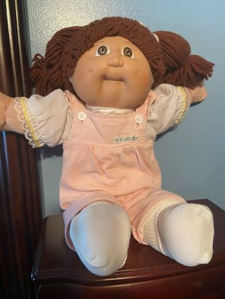 1978 1982 Cabbage Patch Kids Doll Girl Red Hair Brown Eyes,  Dimples