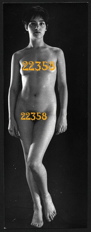 Larger Size Vintage Fine Art Photograph,  Nude Girl In Strange Light,  1970 