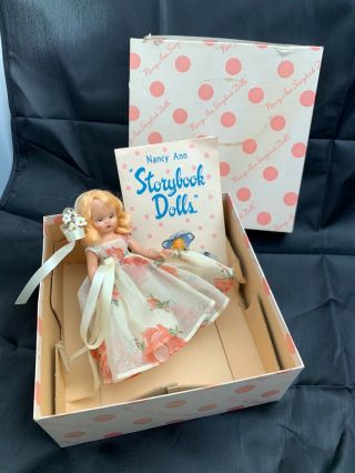 Nancy Ann Storybook Doll - Spring 90 - Seasons Series - Vintage Nasb W/ Box