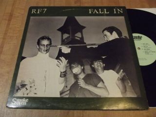 Rf7 - Fall In 12  Ep Rare 1982 Orig Press L.  A.  Hc Punk,  Circle One,  Tsol,  Kbd