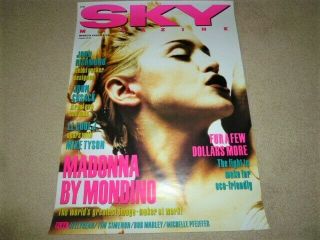 Madonna - Sky : 1991 Uk Promo - Only Poster : Very Rare