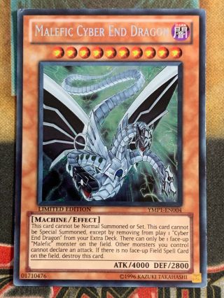 Yugioh Malefic Cyber End Dragon Ymp1 - En004 Secret Rare 1st Edition P